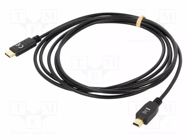 KAAPELI - USB 2.0 - USB B PIENOISPISTOKE,USB C PISTOKE - KULLATTU - USB kaapelit ja adapterit - DELOCK-83336 - 1