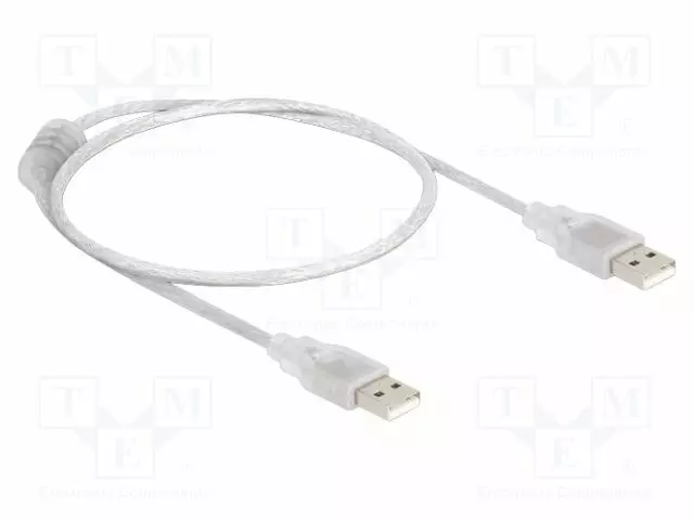 KAAPELI - USB 2.0 - USB A PISTOKE,MOLEMMIN PUOLIN - 0,5M - 480MBPS - USB kaapelit ja adapterit - DELOCK-83886 - 1