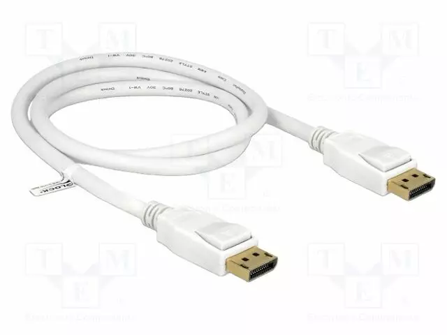 KAAPELI - DISPLAYPORT-PISTOKE,MOLEMMIN PUOLIN - DISPLAYPORT 1.2 - HDMI, DVI, DisplayPort johdot - DELOCK-84876 - 1