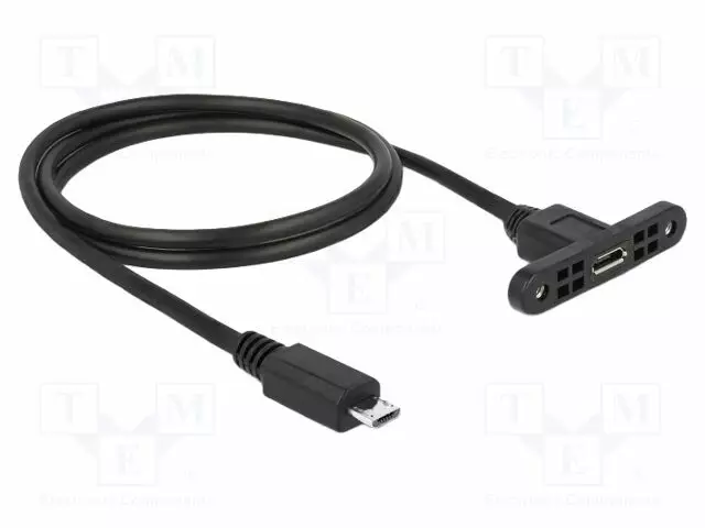 KAAPELI - USB 2.0 - USB B MICRO NAARASLIITIN,USB B MIKROPISTOKE - USB kaapelit ja adapterit - DELOCK-85246 - 1