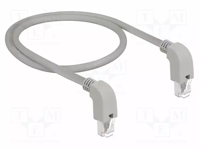 PATCH KAAPELI - S/FTP - CAT: 6A - RJ45 ALAKULMALIITIN,MOLEMMIN PUOLIN - RJ45 Ethernet kaapelit - DELOCK-85876 - 1