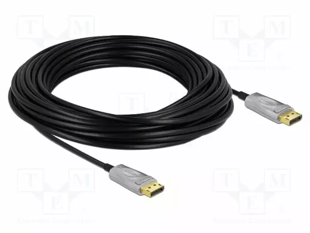 KAAPELI - DISPLAYPORT-PISTOKE,MOLEMMIN PUOLIN - LSZH - PIT: - HDMI, DVI, DisplayPort johdot - DELOCK-85886 - 1