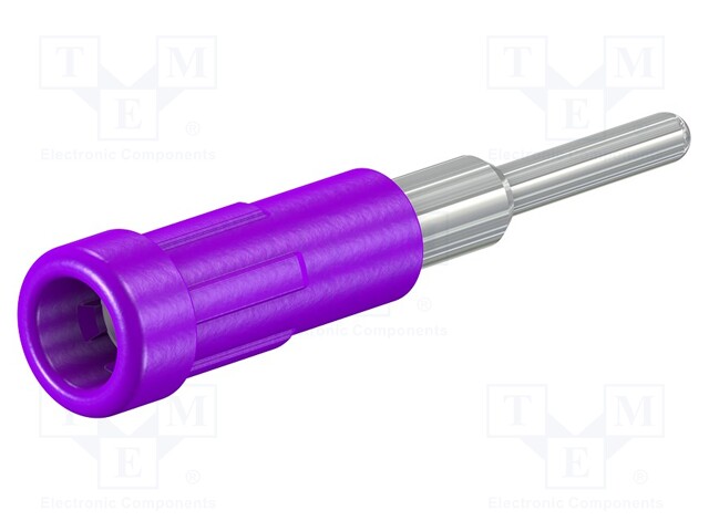 LABORATORY CONNECTOR: 2MM BANANA - SOCKET - 10A - 30VAC - 60VDC - Banaanijatkoliittimet - EPB-2NS-26 - 1