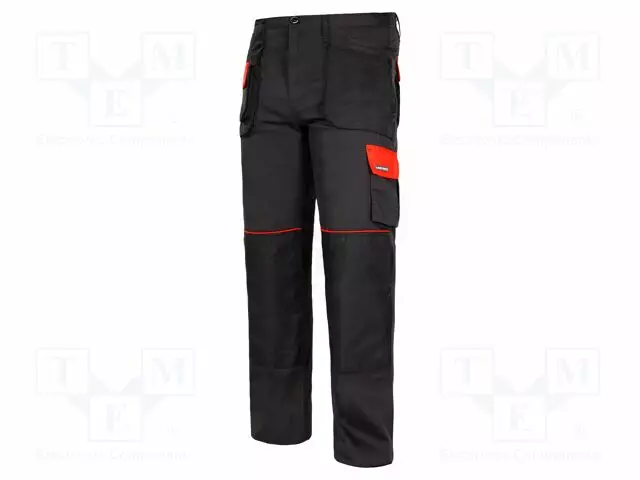 DUNGAREES - SIZE: XXL - GRAPHITE-ORANGE - 190G/M2 - Työ- ja suojavaatteet - LAHTI-L4050356 - 1