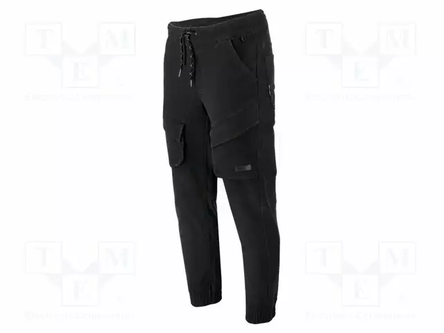 TYÖHOUSUT - KOKO: XXXL - MUSTA - STRETCH - JOGGER - 415G/M2 - Työ- ja suojavaatteet - LAHTI-L4053606 - 1