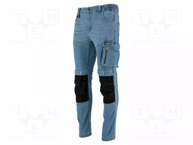 TYÖHOUSUT - KOKO: XXXL - VAALEANSININEN - SLIM-FIT - 320G/M2 - Työ- ja suojavaatteet - LAHTI-L4054706 - 1