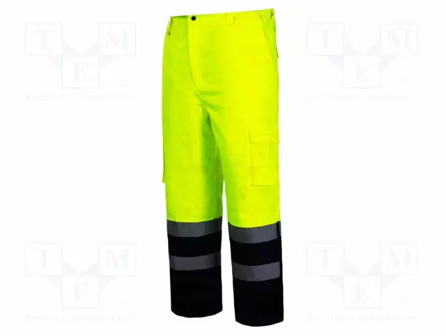 TYÖHOUSUT - KOKO: XXXL - KELTAINEN - LÄMMITETYT,VAROITUSNAUHA - Työ- ja suojavaatteet - LAHTI-L4100206 - 1