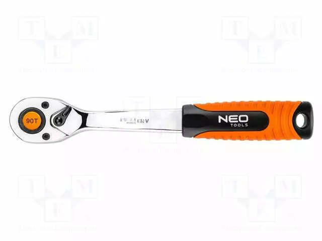 WRENCH: RATTLE - 1/2" - WITH SWITCH - 250MM - TEETH: 90 - Hylsyavaimet - NEO-08-536 - 1