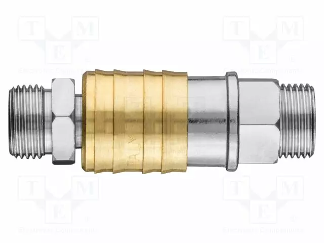 QUICK CONNECTION COUPLING - BRASS - APPLICATION: FOR COMPRESSOR - Pneumatiikkatyökalut ja tarvikkeet - NEO-12-646 - 1