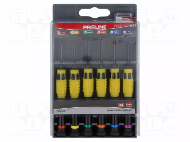 SCREWDRIVER: PRECISION-SET - PRECISION - PHILLIPS,SLOT - 6PCS. - Ruuvimeisselit ja sarjat - PRE-10226 - 1