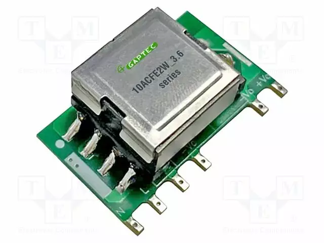 AC/DC MUUNNIN - 10W - TULOJÄNNITE 85÷305VAC,120÷430VDC - LÄHTÖJÄNNITE 12,5VDC - AC/DC muuntimet - 10ACFE2W-12.5S3.6 - 1