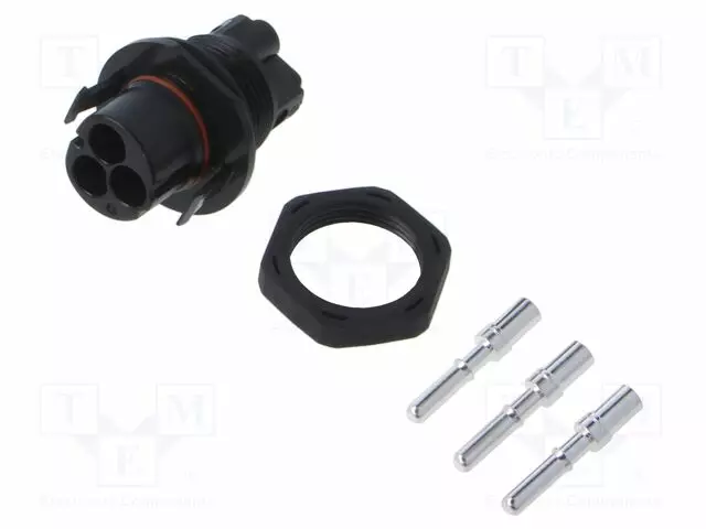 AC LIITIN-JUOTETTAVA - UROS - 50A - 500V - NAVAT: 3 - 6MM2 - AC liittimet ja rungot - DS1162-03-3MV6B6 - 1