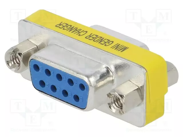 ADAPTERI - D-SUB 9PIN RASIA,MOLEMMIN PUOLIN - Tietokonekaapelit ja -adapterit - AK-AD-16 - 1