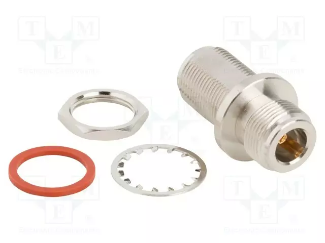 ADAPTERI - N NAARAS,MOLEMMIN PUOLIN - ERISTYS: PTFE - 50OHM - MESSINKI - RF adapterit - 082-66 - 1