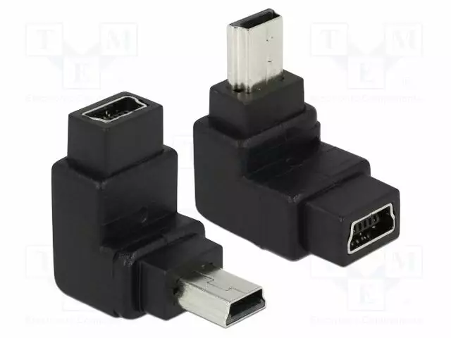 ADAPTERI - USB 2.0 - LIITTIMEN VÄRI: MUSTA - USB kaapelit ja adapterit - DELOCK-65096 - 1