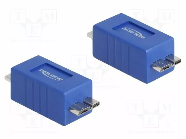 ADAPTERI - USB B MIKROPISTOKE,MOLEMMIN PUOLIN - USB kaapelit ja adapterit - DELOCK-67216 - 1