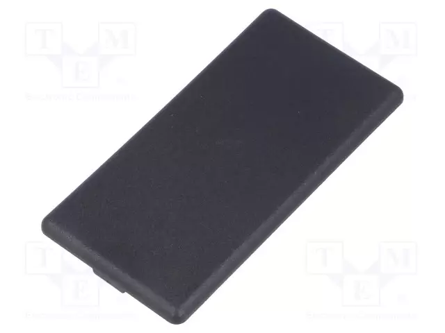 ALUMIINIPROFIILIN PÄÄTY - URAN LEVEYS 10MM - W: 45MM - L: 90MM - MUSTA - Alumiiniprofiilien lisätarvikkeet - FA-091006 - 1