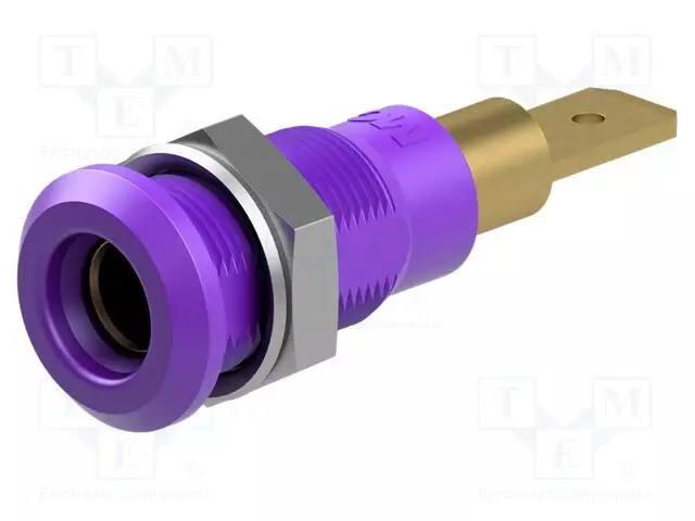 LABORATORY CONNECTOR: 4MM BANANA - SOCKET - 30VAC - 60VDC - 25A - Banaanijatkoliittimet - LB4H-IFA-26 - 1