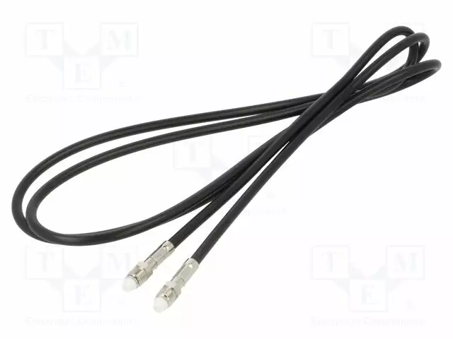 CABLE - FME SOCKET,BOTH SIDES - MUSTA - STRAIGHT - 1.5M - Antennijohdot - 15-7581046 - 1