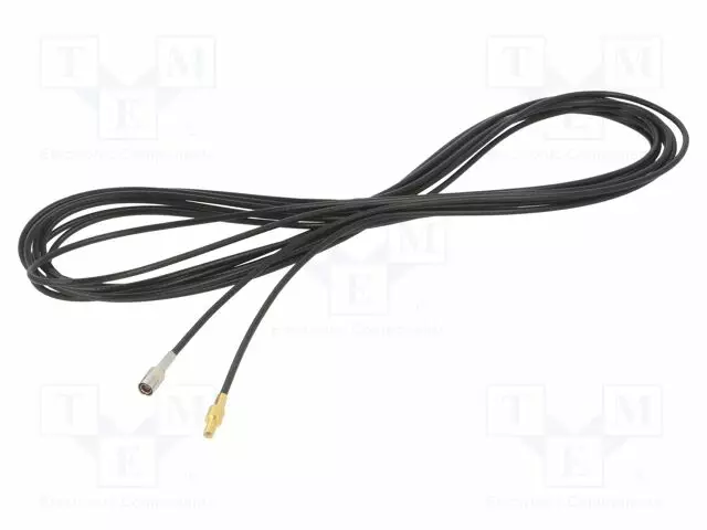 CABLE - SMB SOCKET,SMB PLUG - MUSTA - STRAIGHT - 5M - Antennijohdot - 15-7581096 - 1