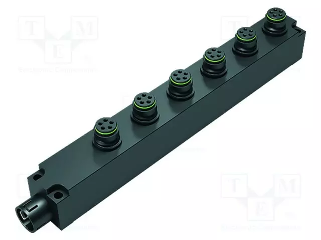 720 - 5A - 125V - IP67 - PAINETTU - LIITOKSET: PRONSSI - PA66 - Erikoisliittimet - 72-9144-000-06 - 1