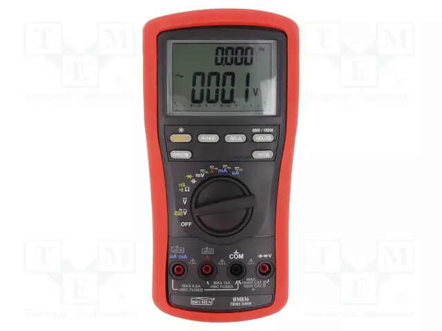 YLEISMITTARI - LCD - (6000) - PALKKINÄYTTÖ: 61SEGM.40X/S - Autohuollon mittarit - BM836 - 1