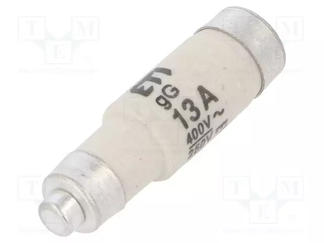 13A - 400VAC - 250VDC - GG - KERAAMINEN - D01 - D0 - Sulakkeet D - 002211006 - 1