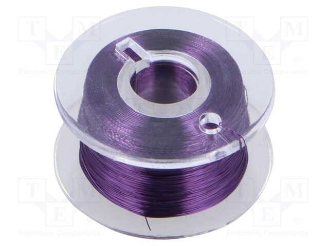 HOPEOITU KUPARILANKA - 0,1MM - VIOLETTI - Hopeoitu kuparilanka - D-LD10-6 - 1