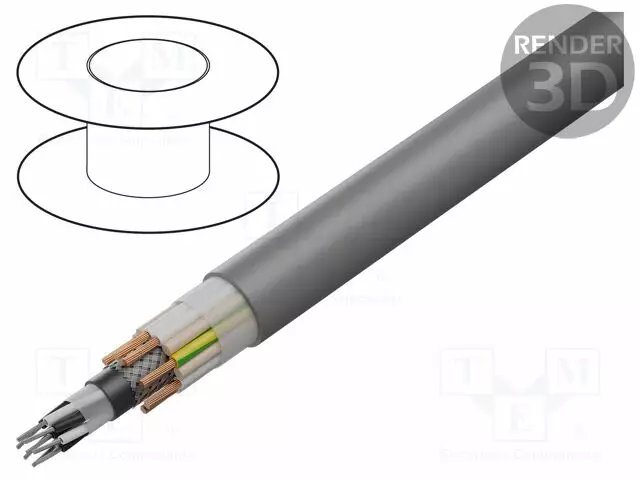 HYBRID CABLE - Teollisuus lämpötila-anturit & muuntimet - HELUKABEL-18048916 - 1