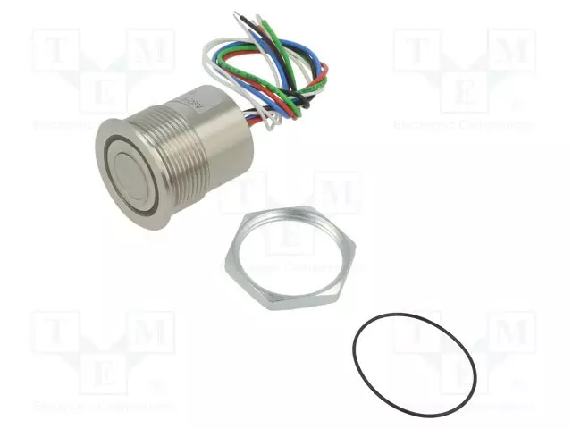 ILKIVALLAN KESTÄVÄ KYTKIN - AS: 2 - SPST-NO - IP65 - RGB - Painonappikytkimet - 1241.6456 - 1