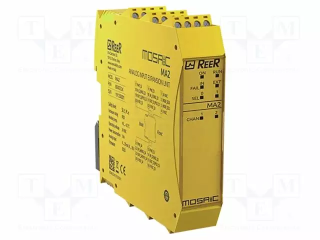I/O LAAJENNUSMODUULI - PURISTAMINEN - 24VDC - IN: 2 - DIN-KISKOLLE - Turvakytkimet - säätömoduulit - 1100126 - 1