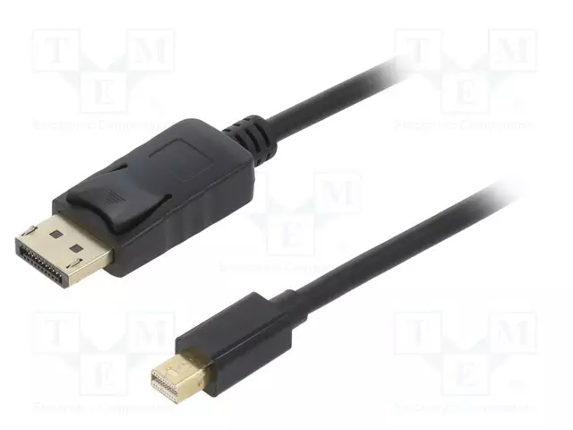 KAAPELI - DISPLAYPORT-PISTOKE,MINI DISPLAYPORT-PISTOKE - PVC - HDMI, DVI, DisplayPort johdot - CCP-MDP2-6 - 1