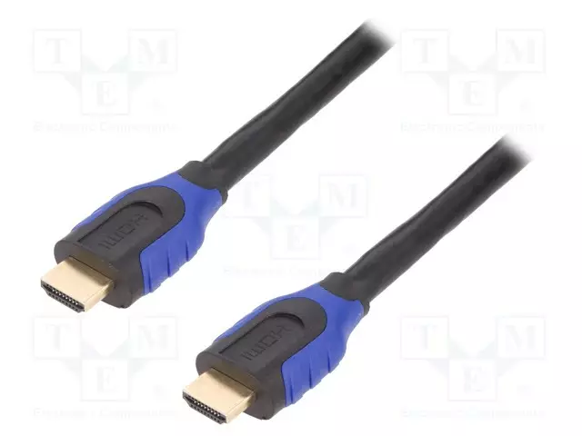 KAAPELI - HDMI-PISTOKE,MOLEMMIN PUOLIN MUSTA - HDMI, DVI, DisplayPort johdot - CH0066 - 1