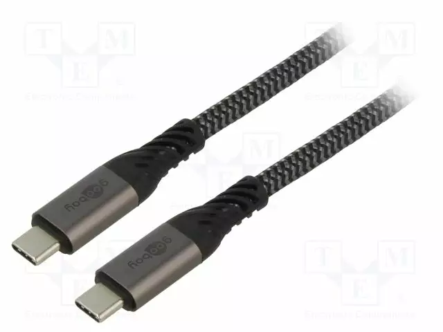 KAAPELI - THUNDERBOLT 3,THUNDERBOLT 4,USB 4.0 - 1,5M - PVC - 80GBPS - USB kaapelit ja adapterit - GOOBAY-74776 - 1
