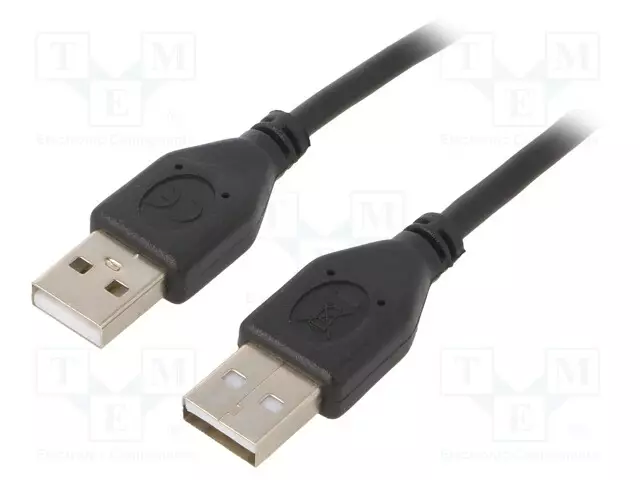 KAAPELI - CABLEXPERT - USB 2.0 - USB A PISTOKE,MOLEMMIN PUOLIN - USB kaapelit ja adapterit - CCP-USB2-AMAM-6 - 1