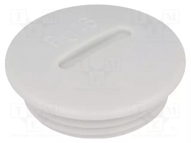 KANNE - PG16 - IP54 - POLYSTYREENI - VAALEANHARMAAA - SKINDICHT® - 6MM - Läpivientikappaleiden tulpat - BLK-PG16 - 1