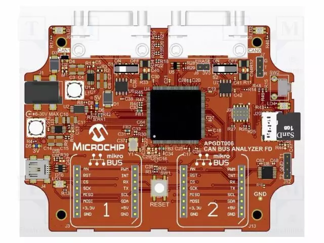 KEHITYSALUSTA - MICROCHIP - ANALYSAATTORI,DOKUMENTOINTI,USB KAAPELI - Microchip kehityspaketit - APGDT006 - 1
