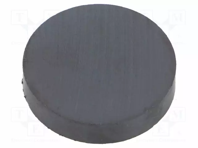 KESTOMAGNEETTI - KOVA FERRIITTI - 10N - Ø: 28MM - H: 6MM - Teollisuus magneetit - GN55.2-HF-28-6 - 1