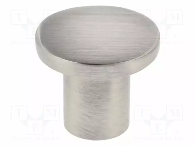 KNOB - Ø: 24MM - H: 21MM - ZAMAK - PLATING: GALVANIZED - FURNITURE - ROUND - Sormiruuvit ja nupit - GTV-GZ-SPOT-1-06 - 1