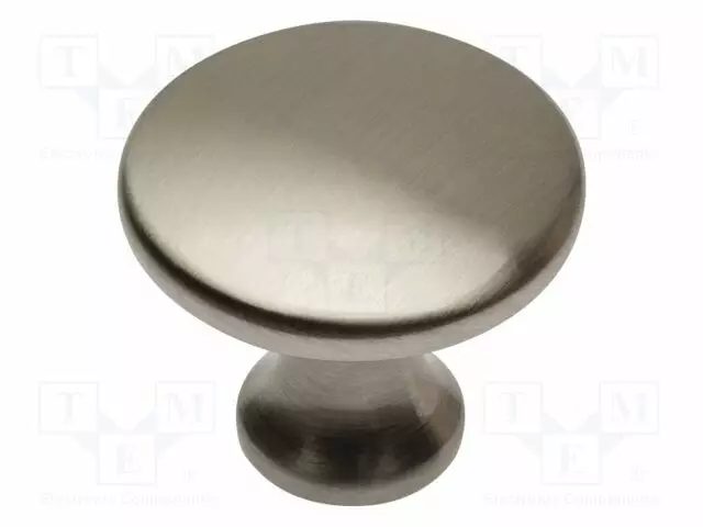 KNOB - Ø: 29MM - H: 25MM - ZAMAK - UDINE - PLATING: GALVANIZED - FURNITURE - Sormiruuvit ja nupit - GTV-GZ-UDINE-1-06 - 1