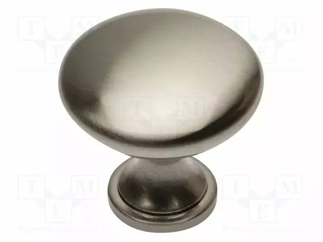 KNOB - Ø: 30MM - H: 29MM - ZAMAK - TERNI - PLATING: GALVANIZED - FURNITURE - Sormiruuvit ja nupit - GTV-GZ-TERNI-1-06 - 1