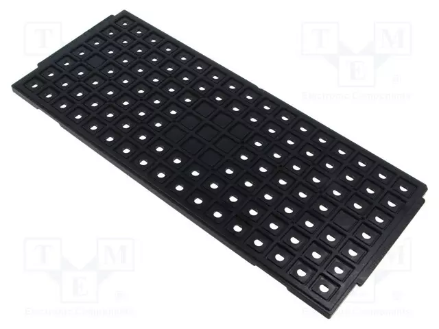 KOMPONENTTIALUSTA - ESD - 320X135MM - MUSTA - 150°C - LQFP - WAFFLE TRAY - ESD toimistotarvikkeet - ATS-030-0056 - 1