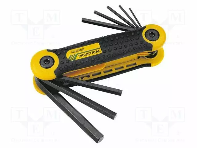WRENCH: HEX KEY-SET - CHROM-VANADIUM STEEL - 8PCS. - Kuusiokolo- ja TORX avaimet - PR23956 - 1