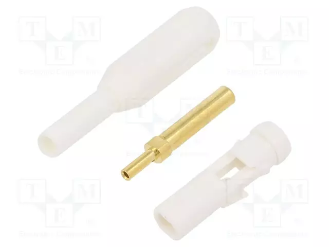 LABORATORY CONNECTOR: 2MM BANANA - SOCKET - 38.2MM - VALKOINEN - MEDICAL - Banaanijatkoliittimet - MS255-B-26 - 1