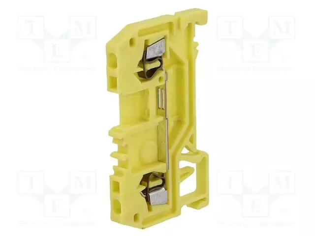 LIITIN: KISKO-279 - 18A - 800V - JOUSIPURISTIN - KELTAINEN - NAVAT: 1 - Kiskoliittimet - 279-906 - 1