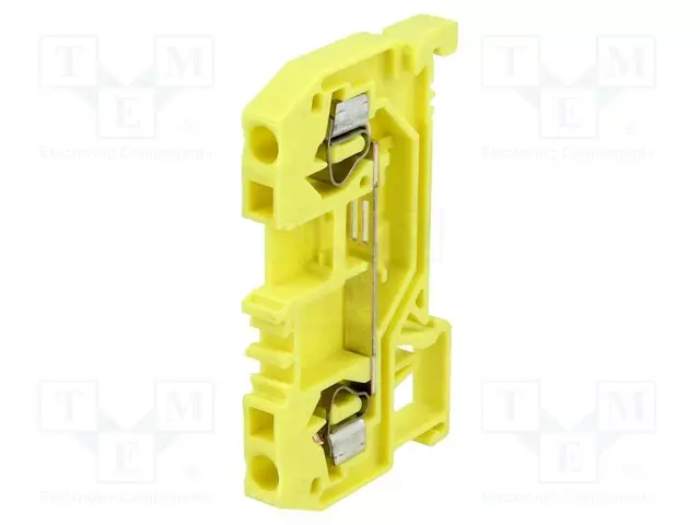 LIITIN: KISKO-280 - 24A - 800V - JOUSIPURISTIN - KELTAINEN - NAVAT: 1 - Kiskoliittimet - 280-906 - 1