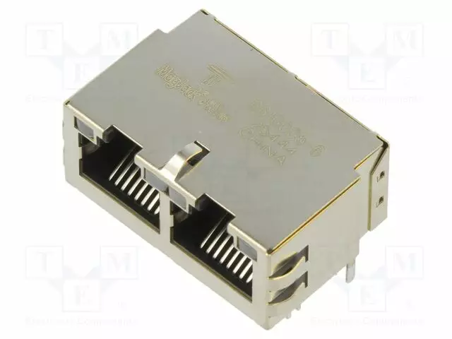 LIITIN: RJ45 - PISTORASIA - PIN: 8 - CAT: 5 - SUOJATTU - 8P8C - THT - RJ liittimet - 6610005-6 - 1