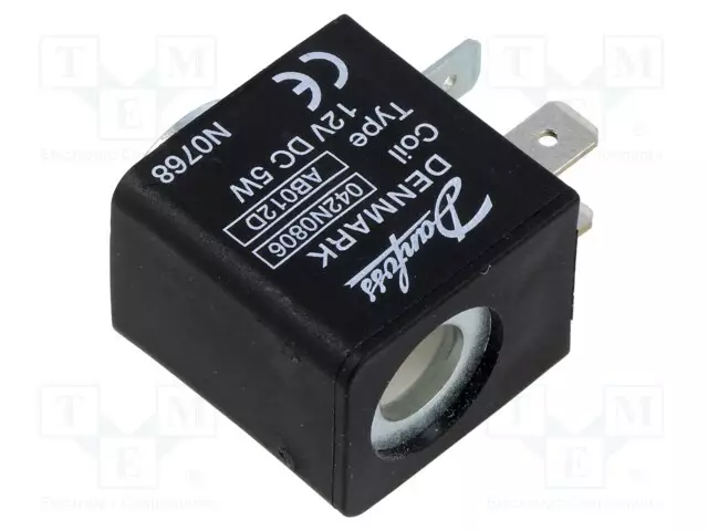 SÄHKÖVENTTIILIN KELA - 12VDC - IP00 - -40÷50°C - 5W - 9MM - Teollisuuskalusteet - 042N0806 - 1