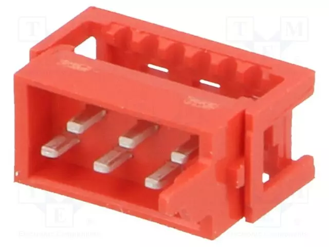 LIITIN: MICRO-MATCH - PISTOKE - UROS - PIN: 6 - MICRO-MATCH INDUSTRIAL - Micro-Match liittimet, rasteri 1,27mm - AMP-7-215083-6 - 1