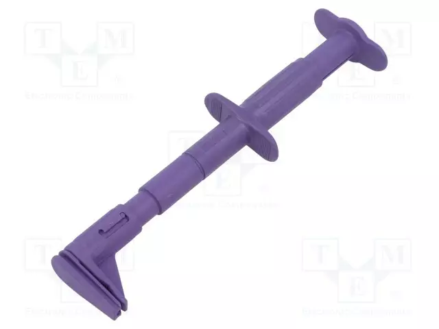 MITTAUSKOUKKU - KROKOTIILI - 5A - 1KVDC - VIOLETTI - 4MM - Testauskoukut - GRIP-F-26 - 1